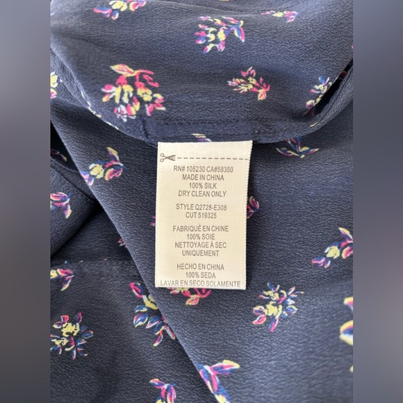 Equipment silk sleeveless shift dress floral print size XS - Picture 8 of 12